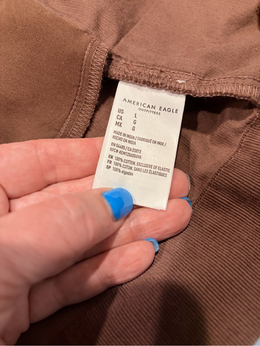American Eagle Outfitters Brown Puff-Sleeve Tiered Mini Dress - Picture 10 of 11